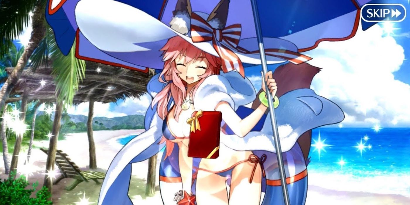 Tamamo-No-Mae in her summer skin version.