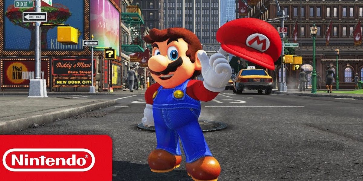Mario and Cappy from Super Mario Odyssey