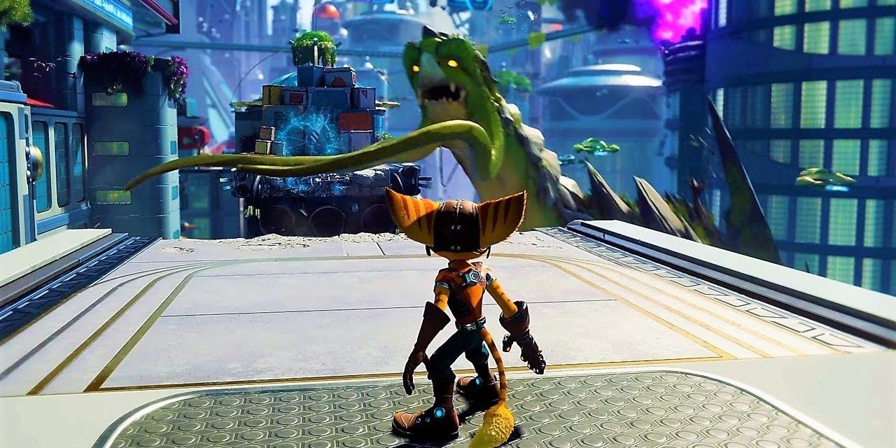 Ratchet facing monster