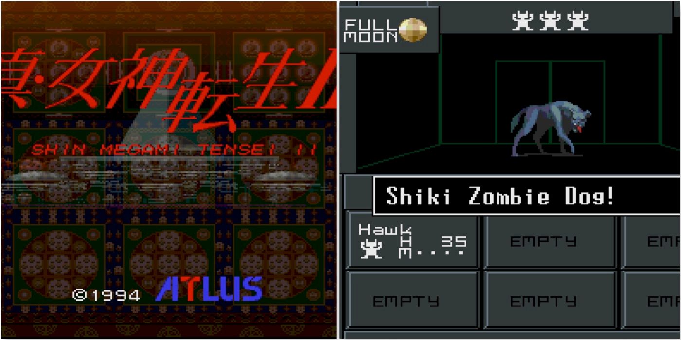 Shin Megami Tensei II gameplay screenshots