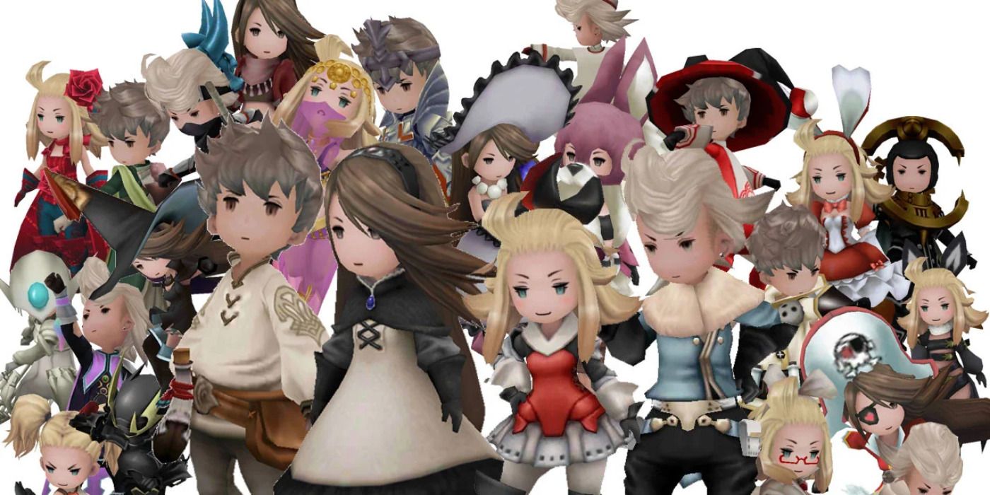 Bravely Default promo art
