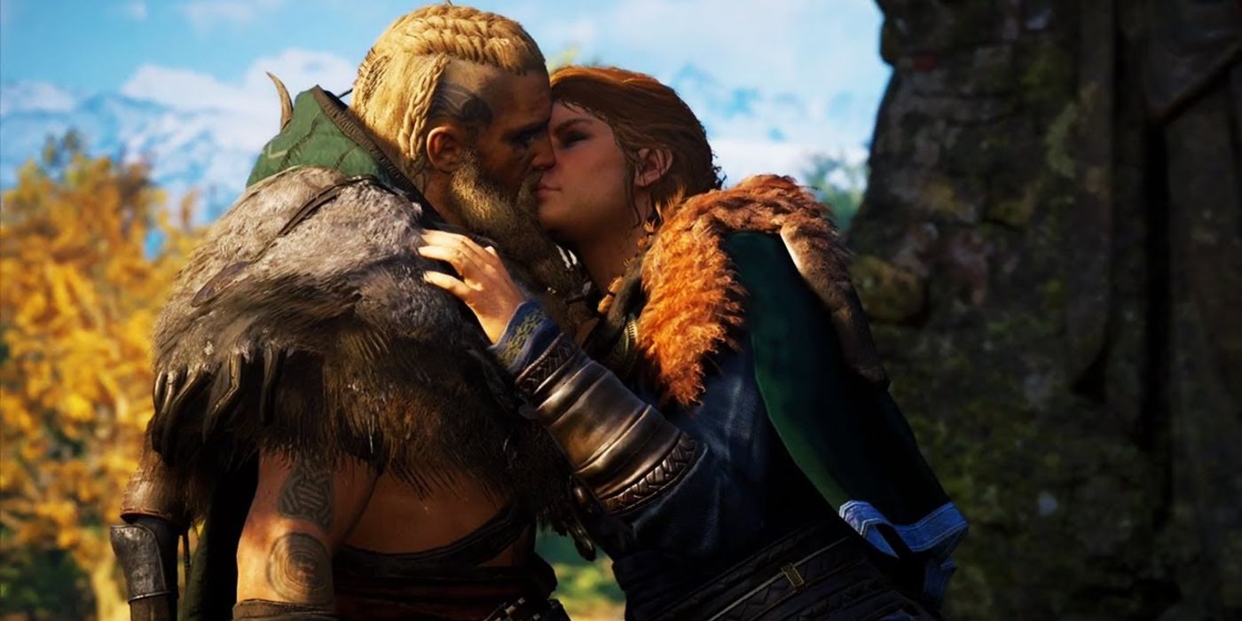 Randvi cheats on Sigurd by kissing and eventually sleeping with Eivor