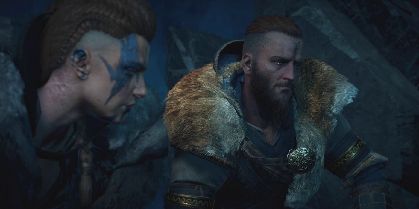 Eivor and Sigurd talk to each other at the end of AC Valhalla