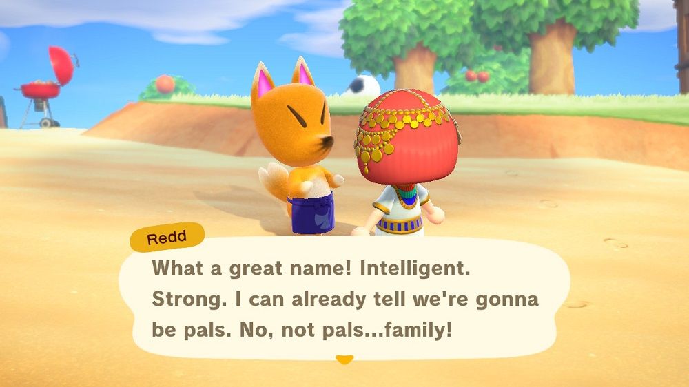 Animal Crossing New Horizons Redd's first visit