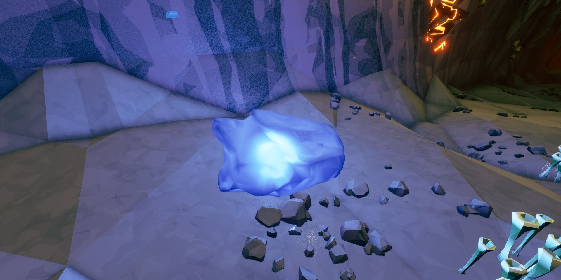 a chunk of aquarq from deep rock galactic