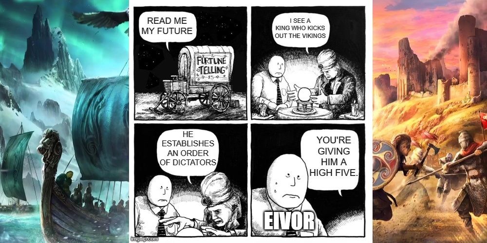 Assassin's Creed Valhalla Bad Fortune Meme