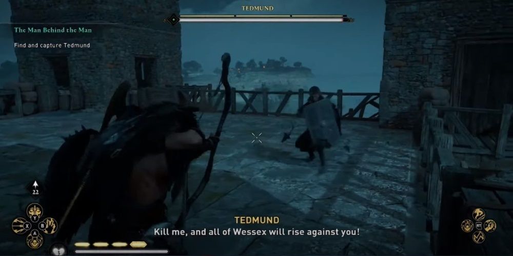 Assassins Creed Valhalla Battle Against Tedmund