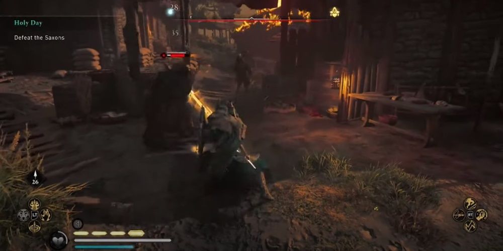 Assassin's Creed Valhalla Eivor Impaling A Saxon