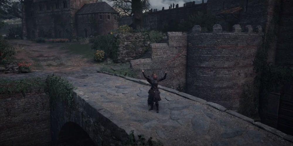 Assassin's Creed Valhalla Fulke Running Away From Battle