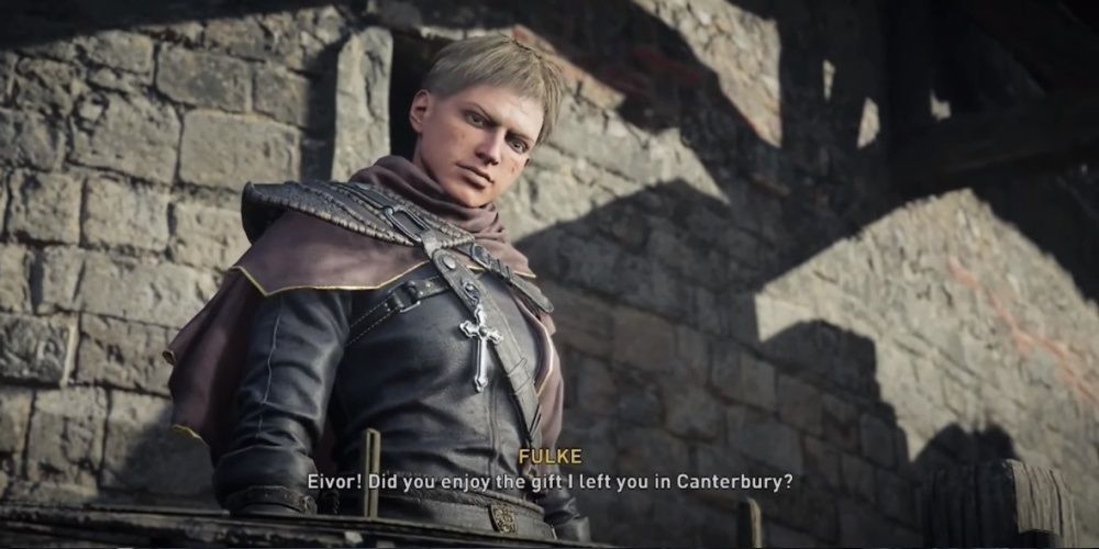 Assassin's Creed Valhalla Fulke Taunting Eivor