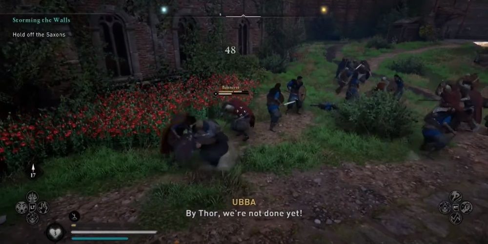 Assassin's Creed Valhalla Holding Off The Saxons After Defeating Fulke