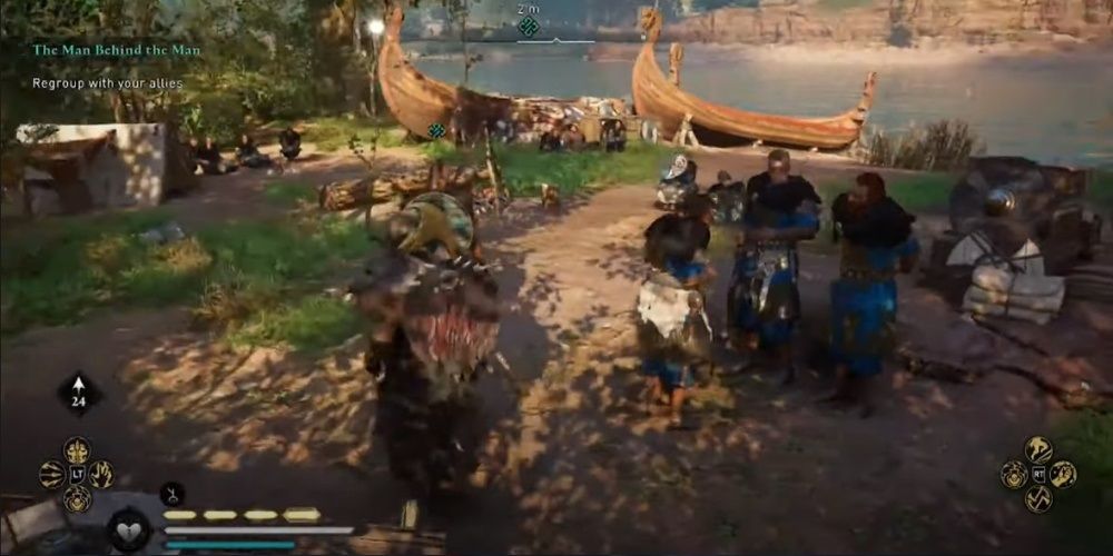 Assassins Creed Valhalla Regrouping With Allies In Cent