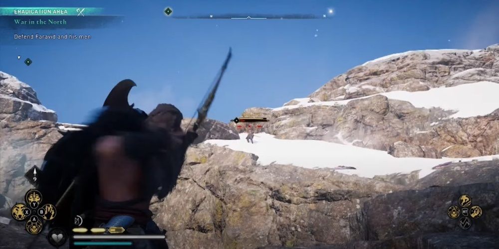 Assassin's Creed Valhalla Shooting An Archer Attacking Halfdan