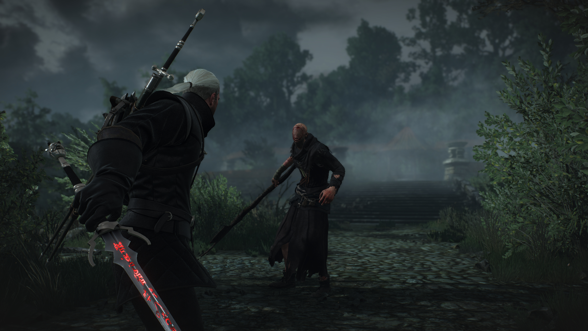 Caretaker-Geralt-battle-attacks-abilities-witcher-3-heart-of-stone-reddit