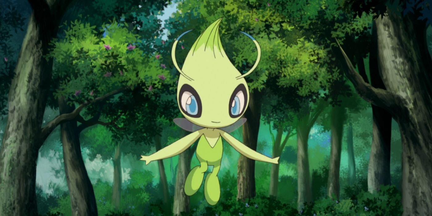 Celebi In Forest, Pokemon Anime