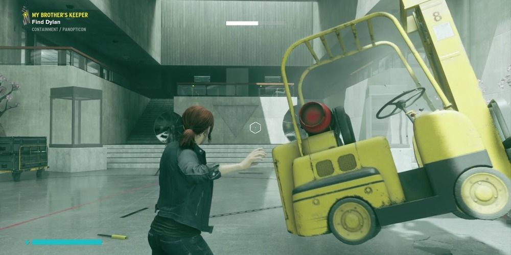 Jesse using Launch on a Forklift in Control