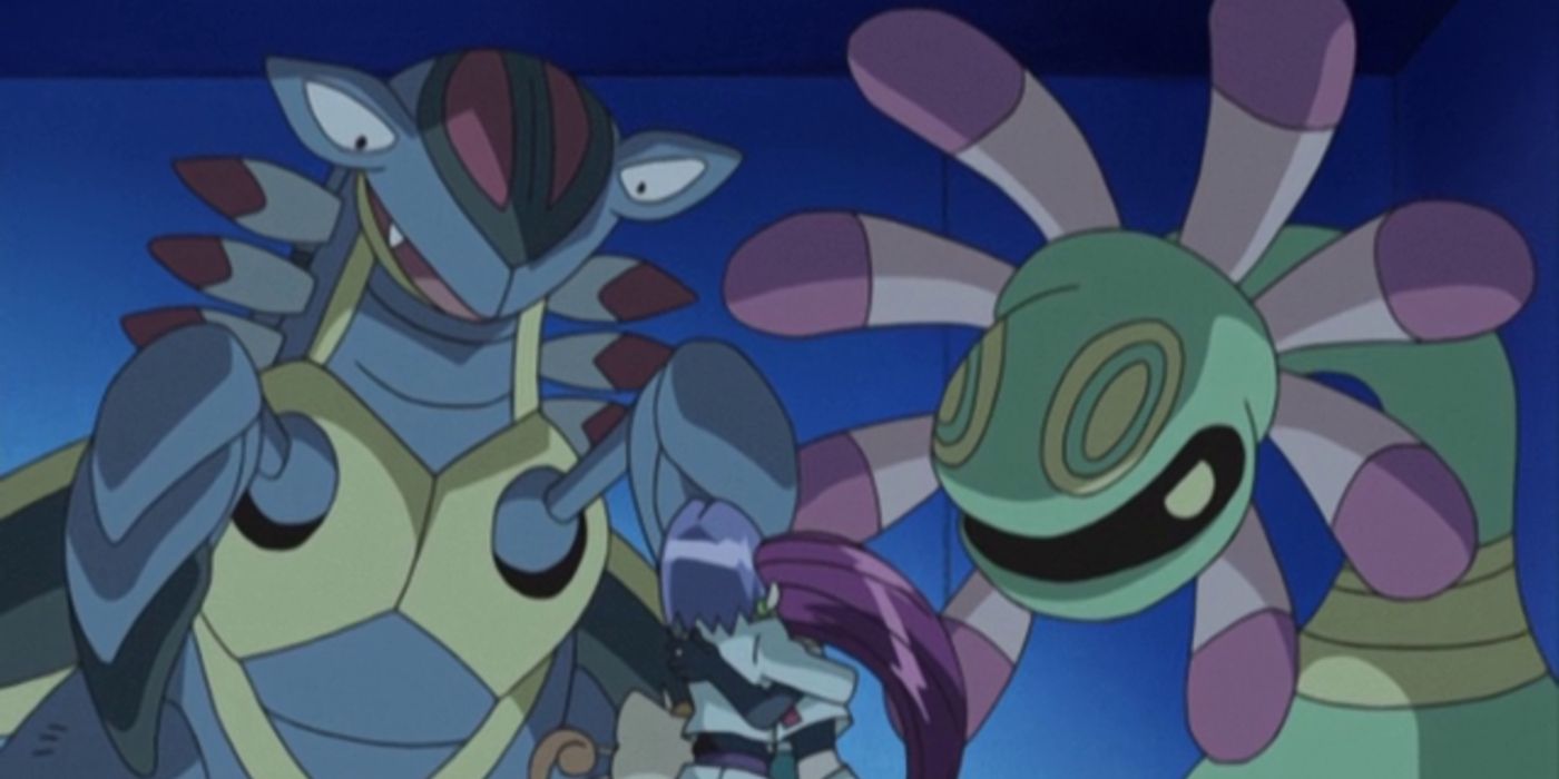 Cradily, Armaldo, And Team Rocket James And Jesse Pokemon Anime