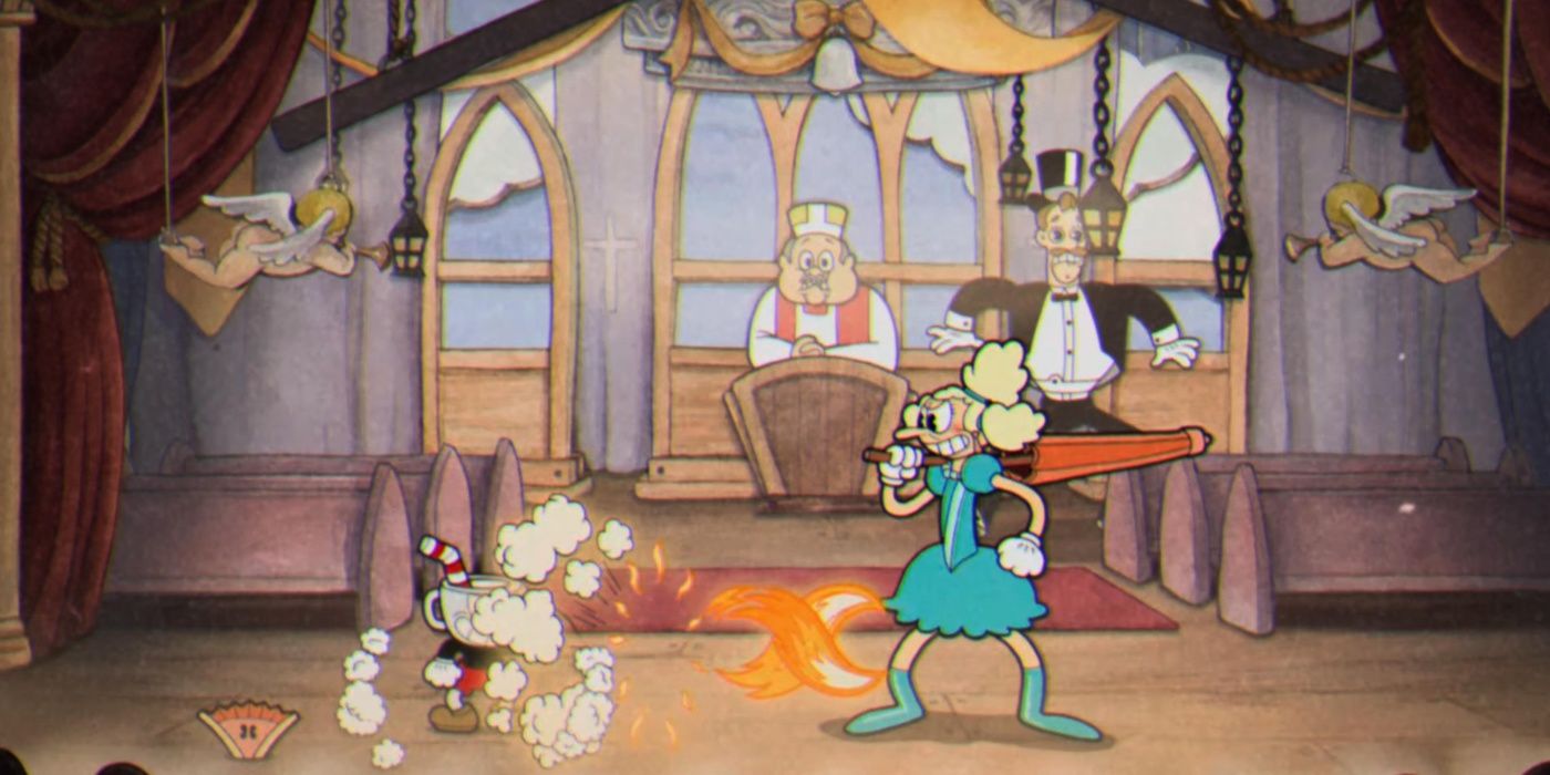 Cuphead Sally Stageplay Boss Guide