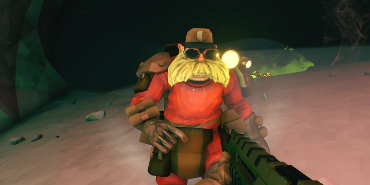 A Deep Rock Galactic Dwarf with massive facial hair