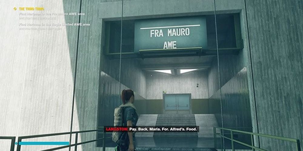 Entrance to Fra Mauro AWE in Control