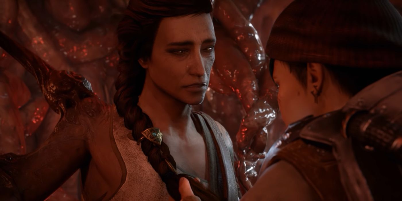Gears Of War 4 Screenshot Kait Speaking To Reyna For the Last Time