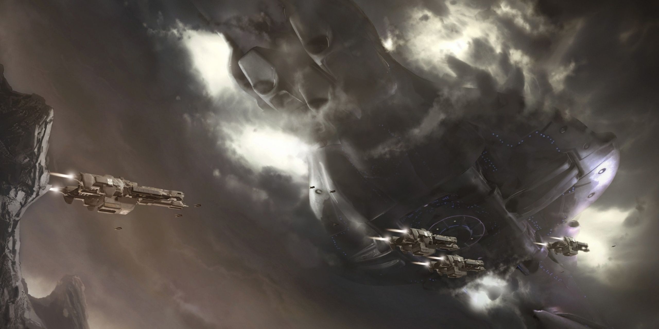 Halo Long Night of Solace Ship Concept Art