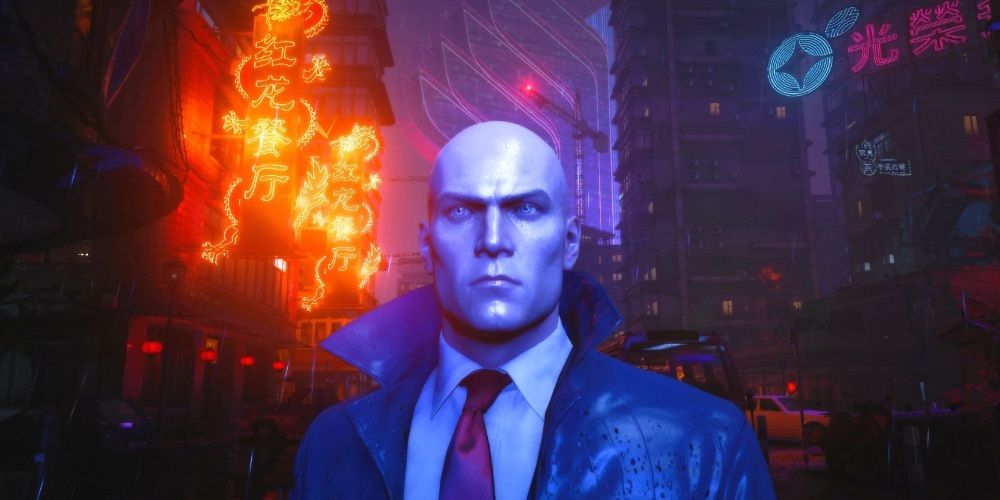 Hitman 3 Agent 47 On The Streets Of Chongqing