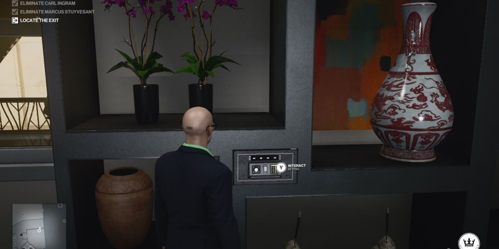 Hitman 3 Opening The Keypad In Dubai