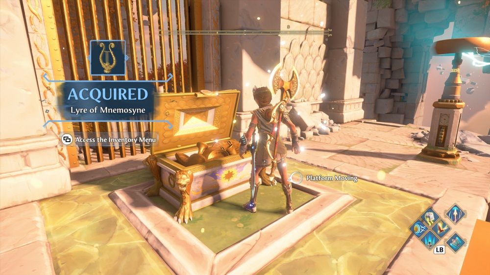 Immortals Fenyx Rising A New God Trial of Artistry's Intitian — Lyre of Mnemosyne