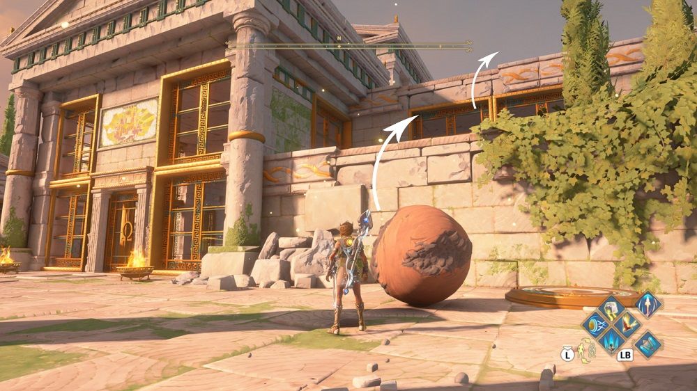 Immortals Fenyx Rising A New God Trial of the Forge God's Initiation ball puzzle