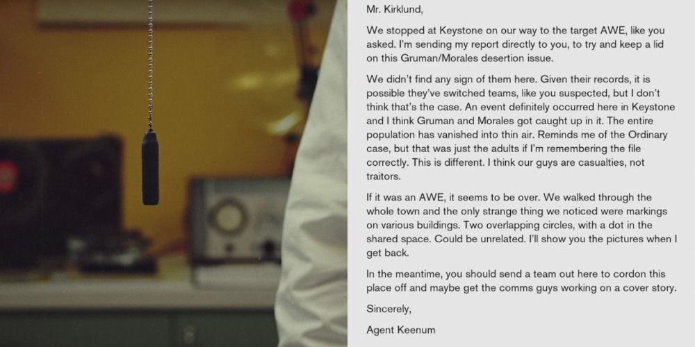 Keystone AWE report from Control