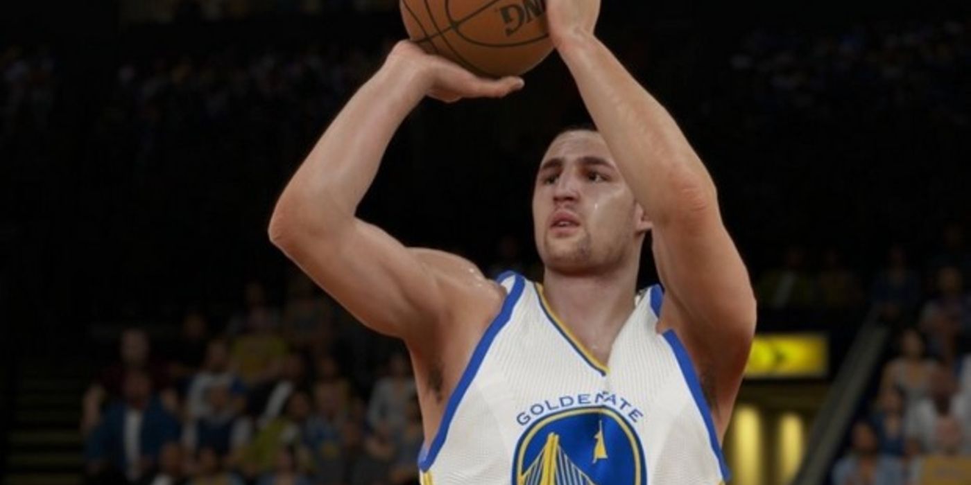 Klay Thompson Shooting, Warriors, NBA 2K