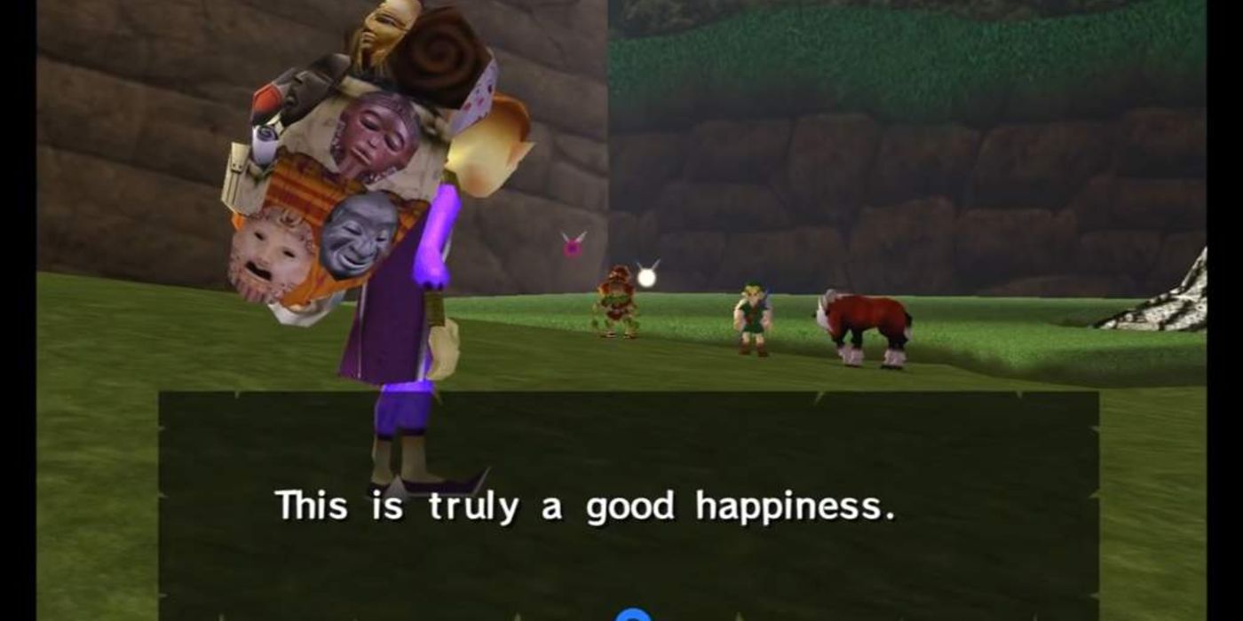 The Salesman in Majora's Mask ending