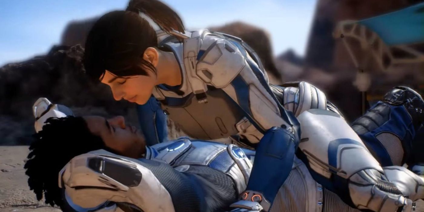 Mass Effect Andromeda Screenshot Of Liam Kosta and Ryder