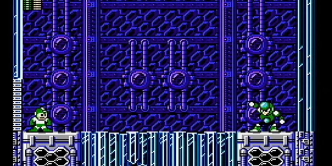 The Crystal Man fight from Mega Man 5