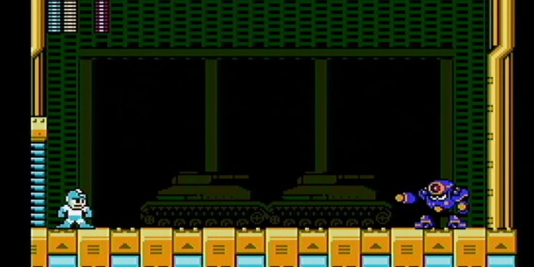The Napalm Man fight from Mega Man 5