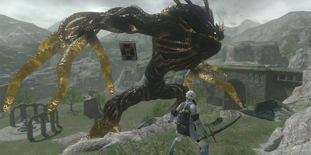 Nier PS3 Combat vs monster