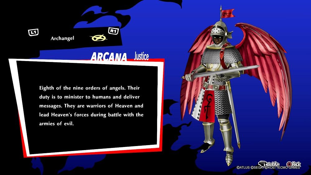 Persona 5 Strikers Archangel Persona
