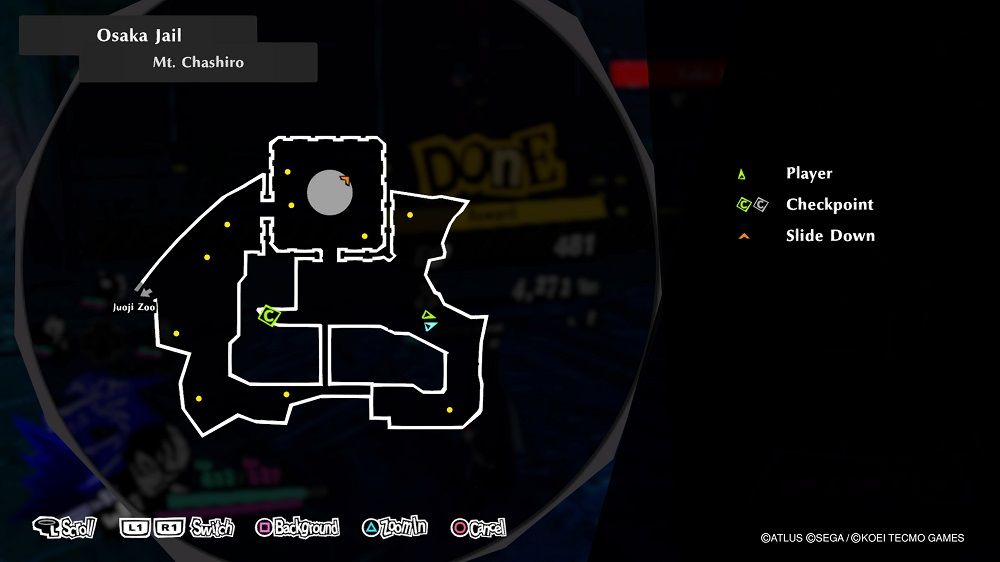 Persona 5 Strikers Osaka Jail Dire Shadow Location