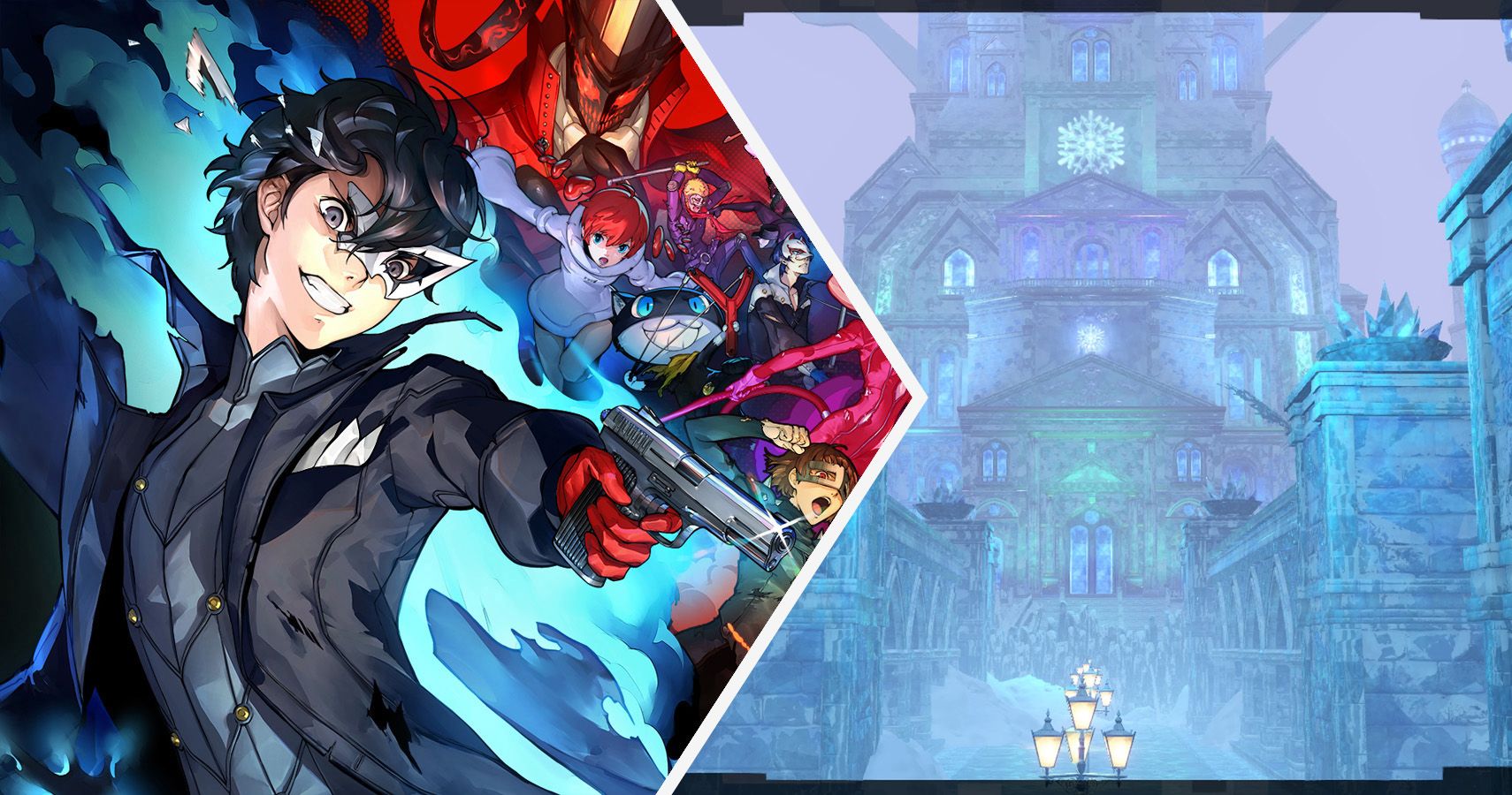 Persona 5 Strikers Sapporo Jail Collage