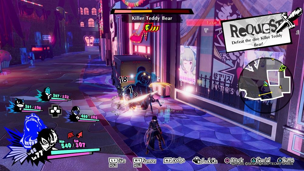 Persona 5 Strikers Shibuya Jail Dire Shadow Killer Teddybear