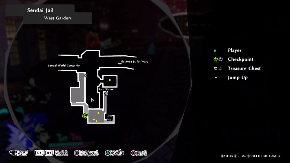 Persona 5 Strikers Sendai Jail Dire Shadow Location