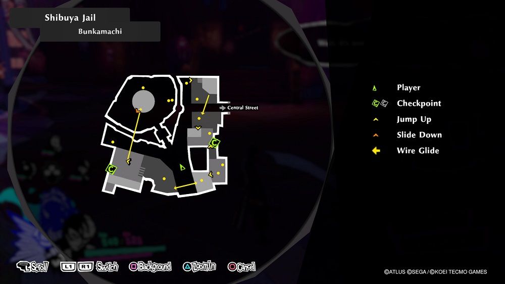 Persona 5 Strikers Shibuya Jail Dire Shadow Location