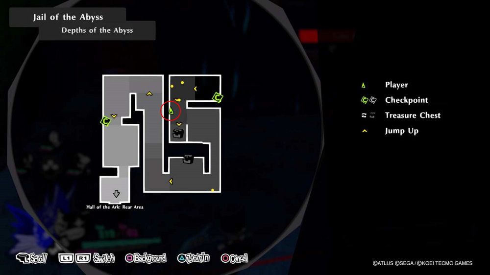 Persona 5 Strikers The Abyss Jail Forgotten Desire location