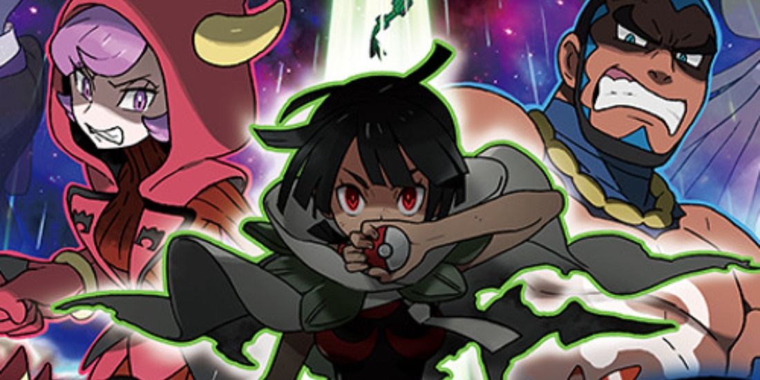 Zinnia and the admins of Team Aqua and Team Magma for Pokemon Omega Ruby & Alpha Sapphire