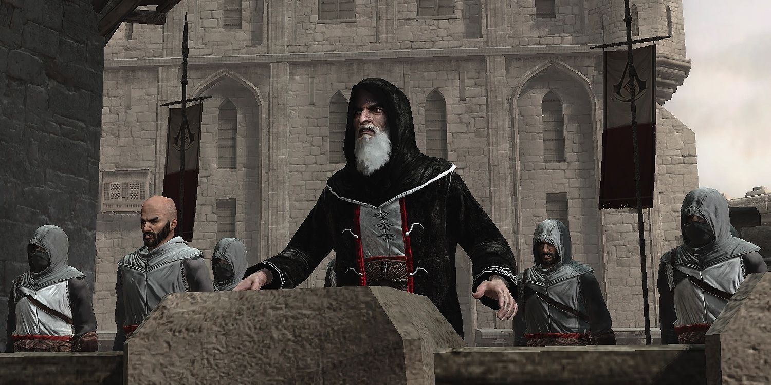 Rashid ad-din Sinan On Balcony