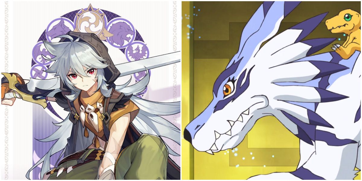 Razor with his partner Garurumon
