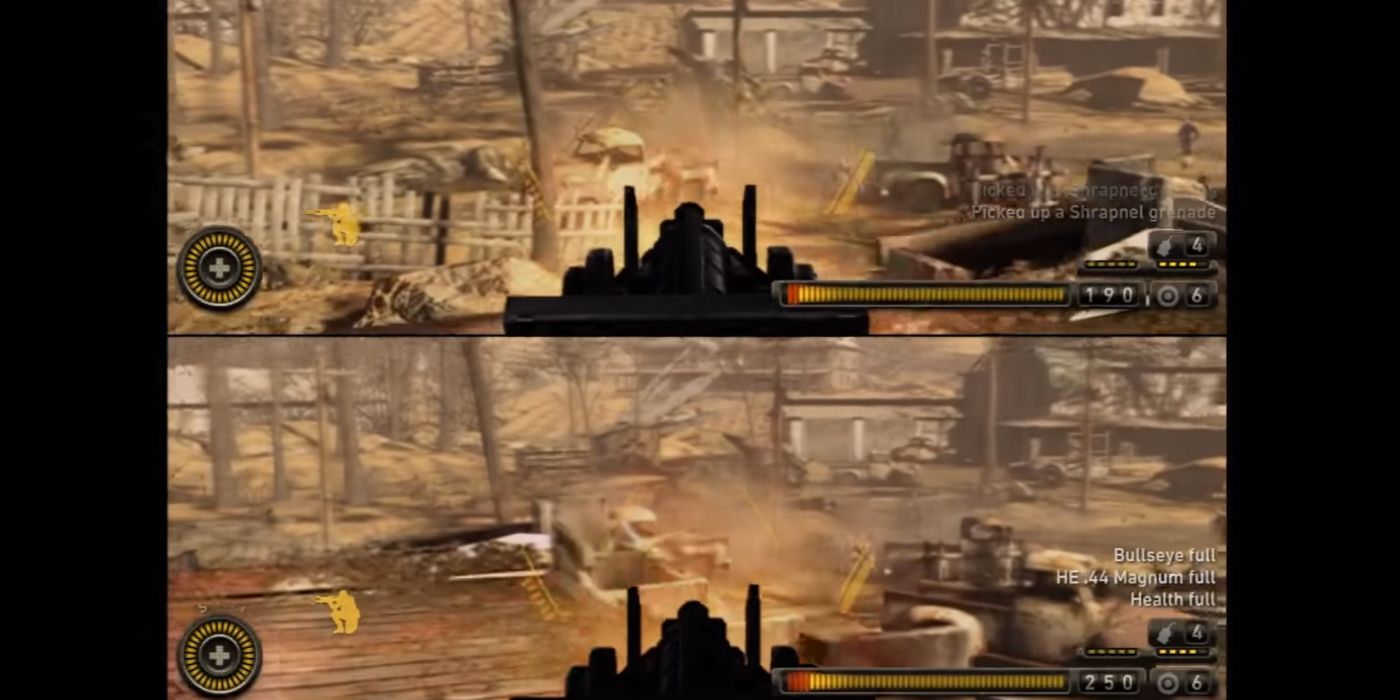 Resistance 3 Screenshot of Split Screen