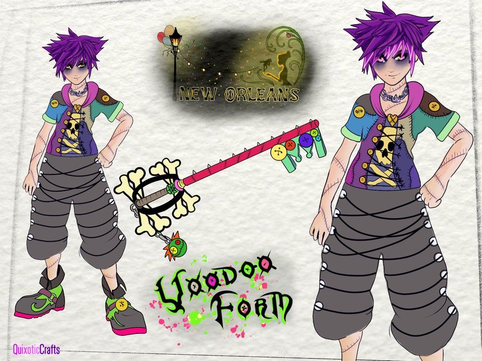 Sora Kingdom Hearts New Orleans Princess and the Frog