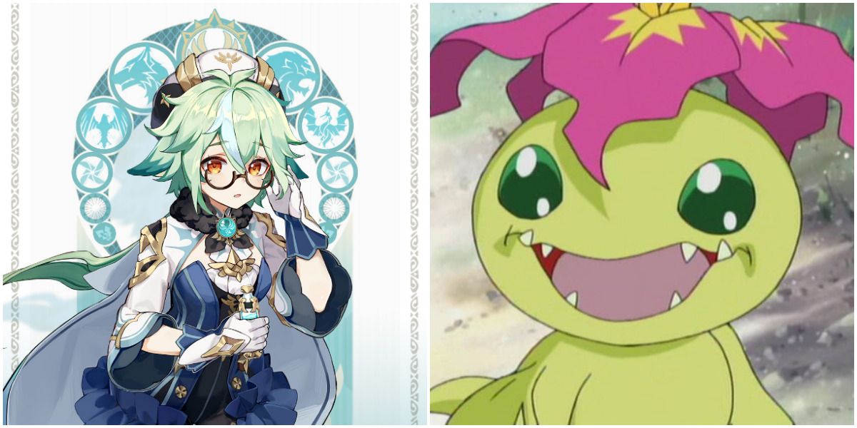 Sucrose and her partner Palmon